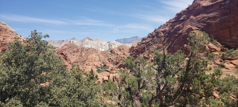 Views to the North and South From Padre Canyon, Ivins,&nbsp;UT