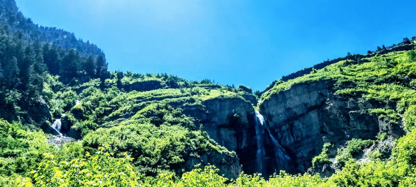Stupendous Stewart Falls in the Summer and Fall, Sundance,&nbsp;UT