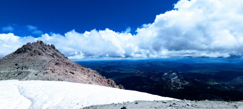 A Quick Jaunt Up Lassen Peak Rewards With Panormaic Views, Lassen Volcanic National Park,&nbsp;CA